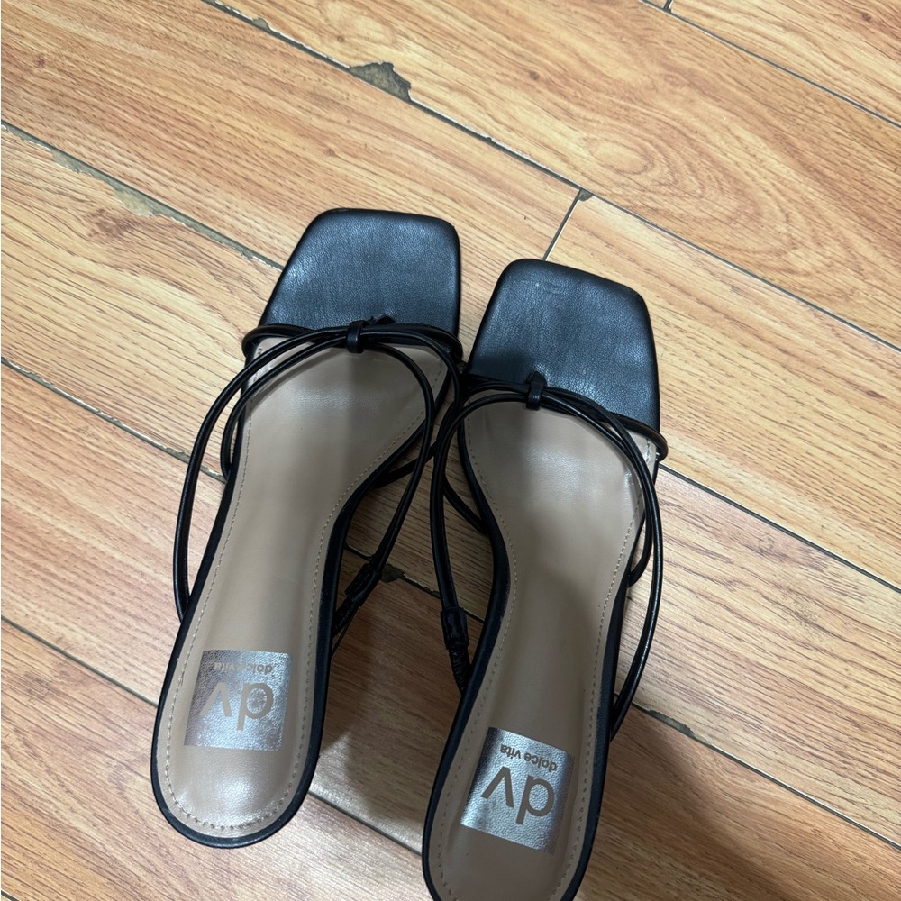 DV by Dolce Vita Black Strappy Sandals